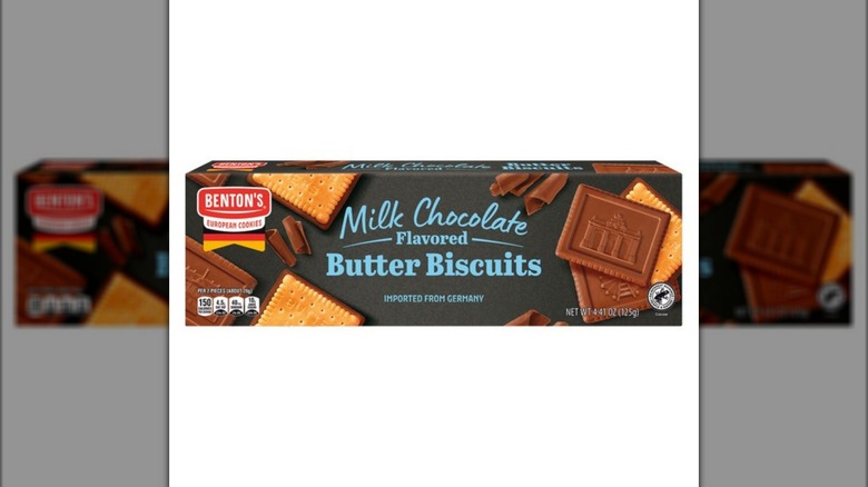 Benton's Milk Chocolate Flavored Butter Biscuits.
