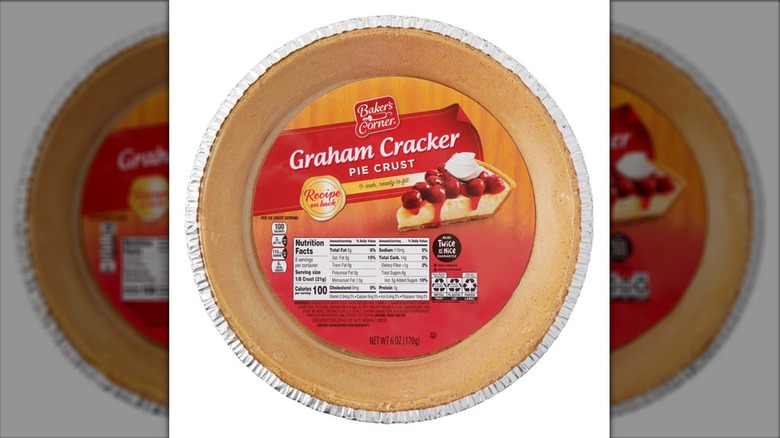 A packaged Baker's Corner Graham Cracker Crust.