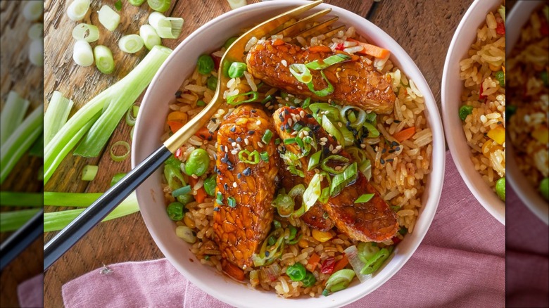 Trader Joe's Organic 3 Grain Tempeh.