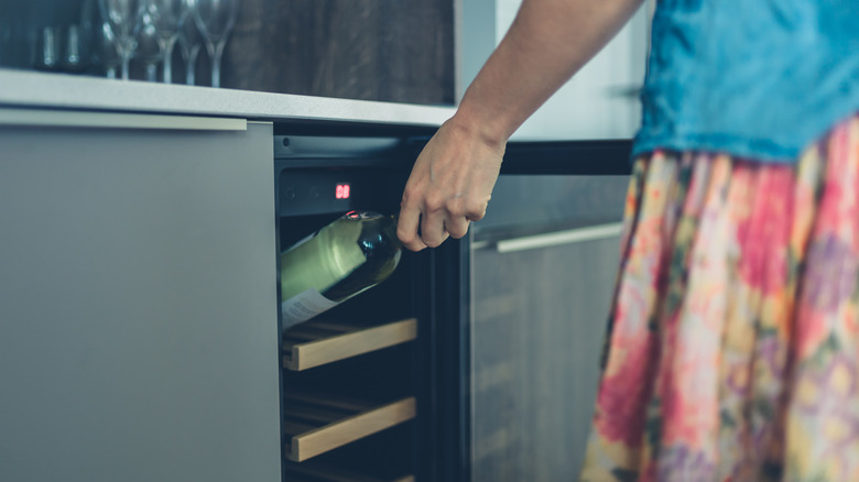 wine cooler at home