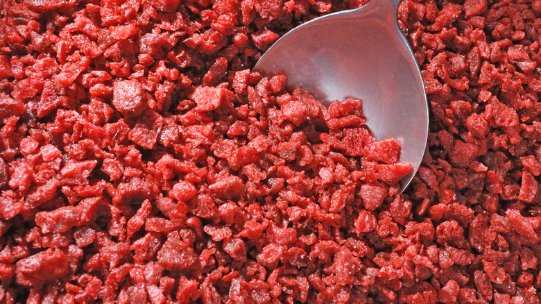 crumbled bacon