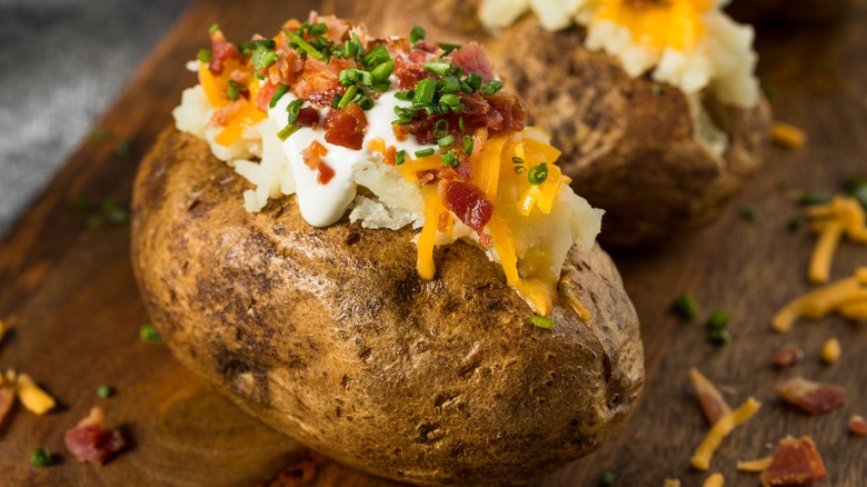 bacon and cheese baked potato