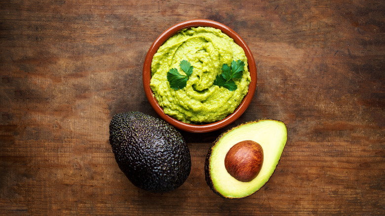 guacamole and avocado