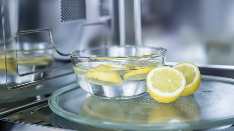 lemons in microwave