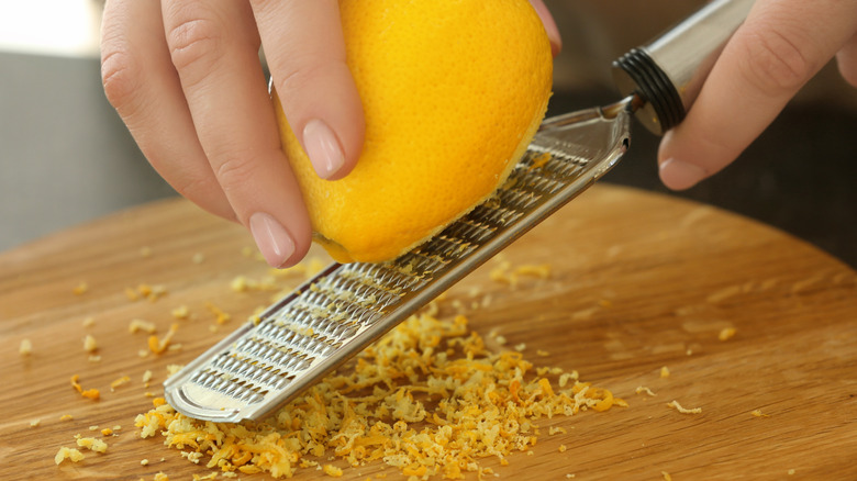 lemon zest