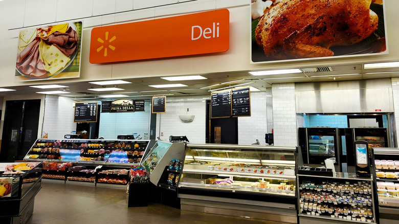Deli section in Walmart