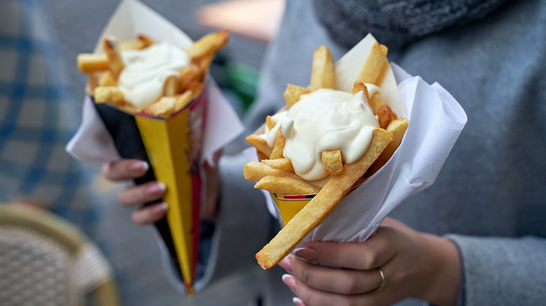 Belgian fries with mayo