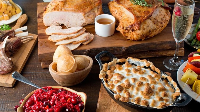 Fogo de Chão Thanksgiving meal