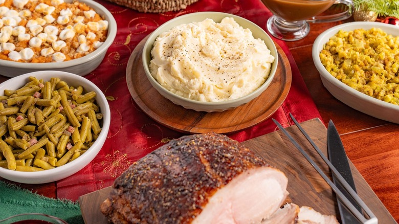 Golden Corral Thanksgiving meal