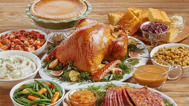 a Marie Callender's Thanksgiving meal