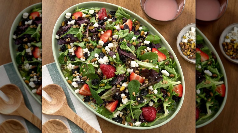 Member's Mark Cherry Pistachio Crunch Salad from Sam's Club in a bowl.