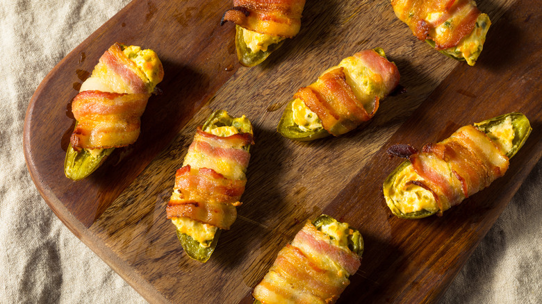 bacon wrapped jalapeños
