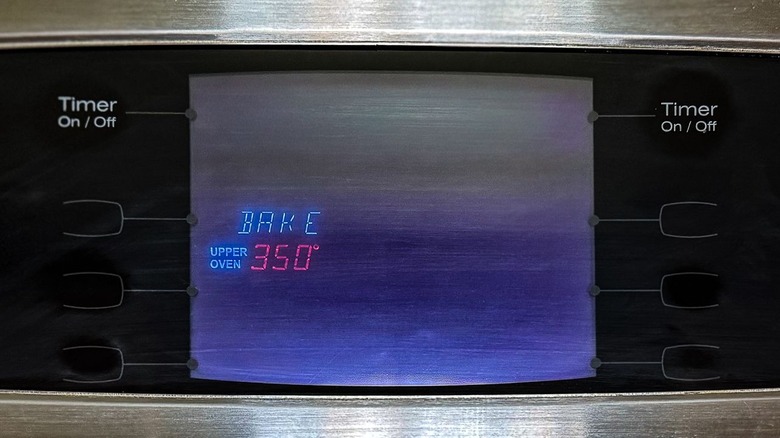 Oven preheated to 350 F