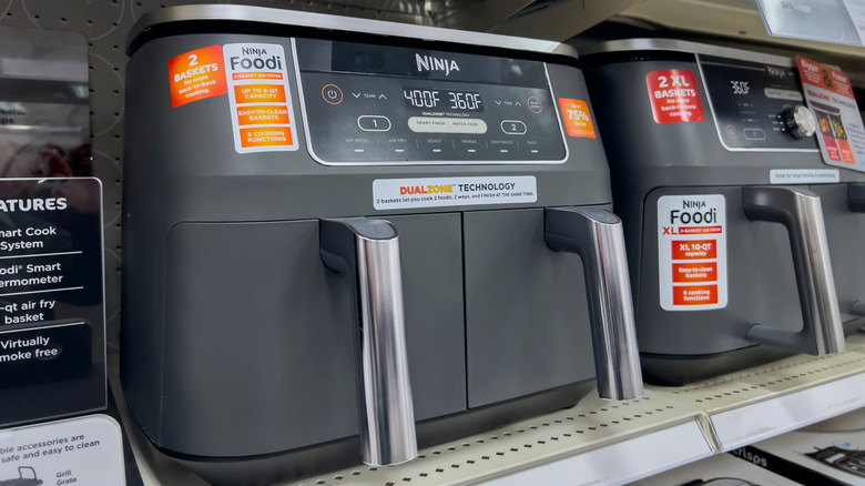Ninja air fryers sold at Target.