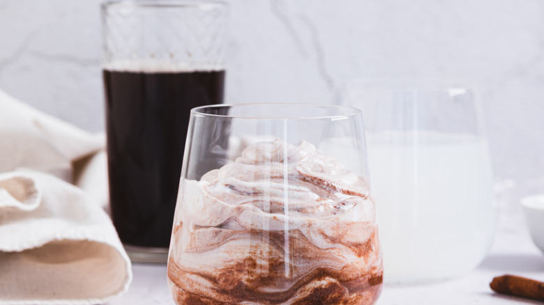 Coffee and yogurt