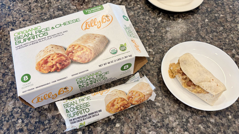 Lilly B's Organic Bean, Rice, & Cheese Burritos from costco