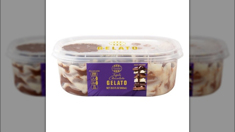Sundae Shoppe Triple Chocolate Gelato from Aldi.