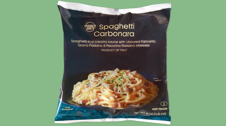 Spaghetti Carbonara from Trader Joe's.