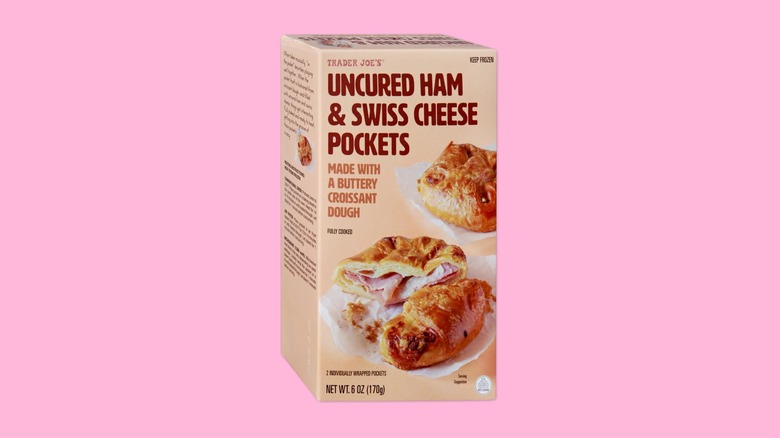 Uncured Ham & Swiss Cheese Pockets from Trader Joe's.