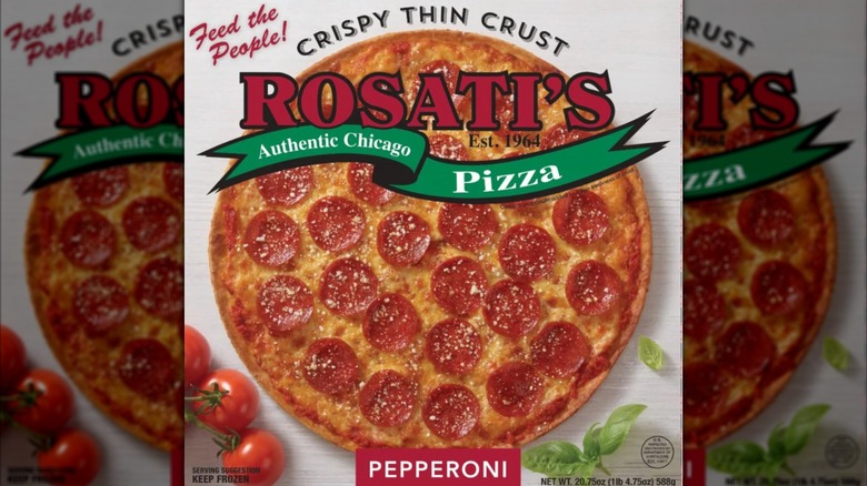 Rosati's frozen crispy thin crust pepperoni pizza