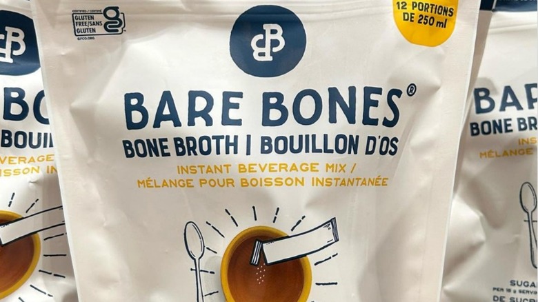 Macro shot of Bare Bones Bone Broth