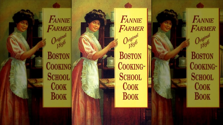 The cover of "Fannie Farmer Original 1896 Boston Cooking-School Cook Book."