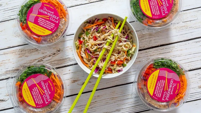 Peanut Udon Noodle Salad from Trader Joe's.