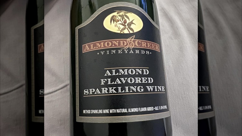 Almond Creek's almond-flavored sparkling wine