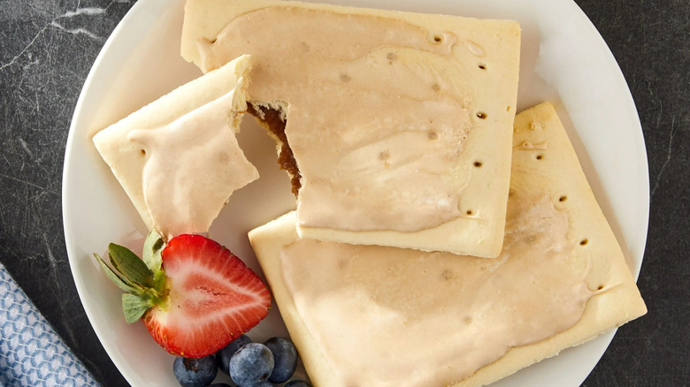 Walmart's Great Value Toasted Pastries served on a plate