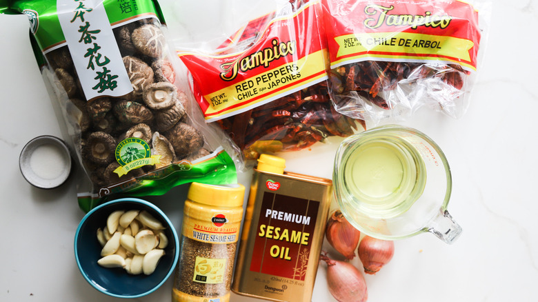 ingredients for chili crisp