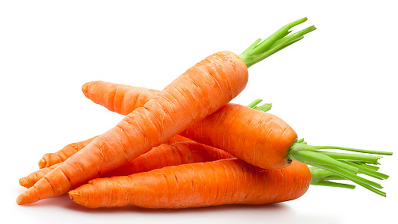 Bunches of carrots