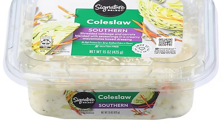 Container of Signature Select Southern Cole Slaw.