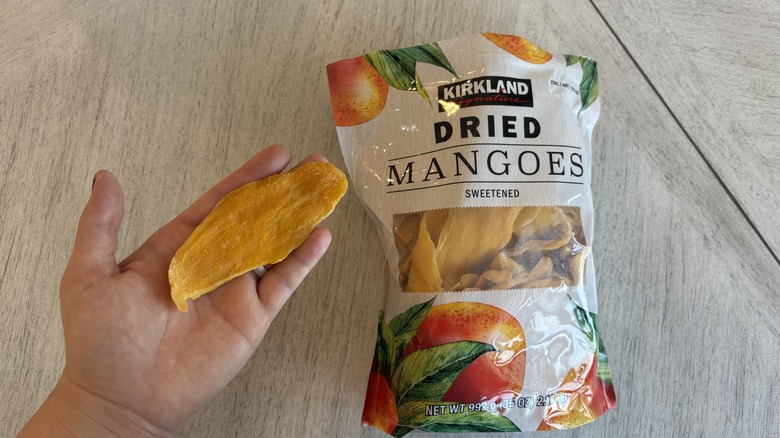 Dried Mango in hand