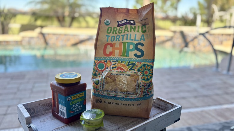Tortilla Chips and guacamole