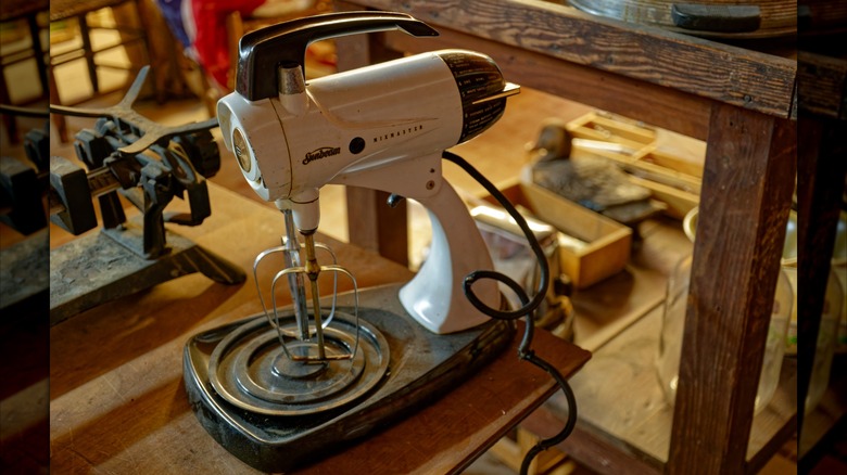 A 1950s Sunbeam mixer