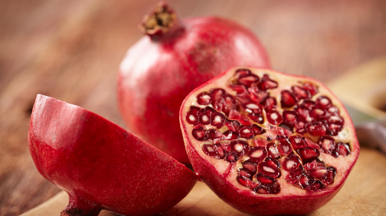 pomegranate fruits