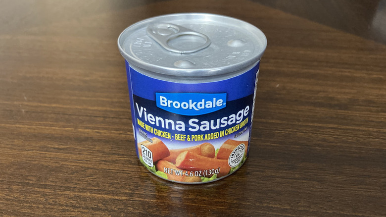 Can of Brookdale Vienna Sausage