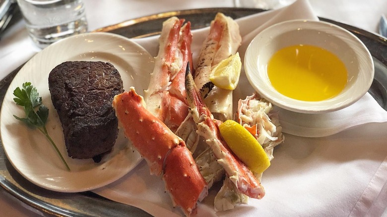 The Palm's surf and turf