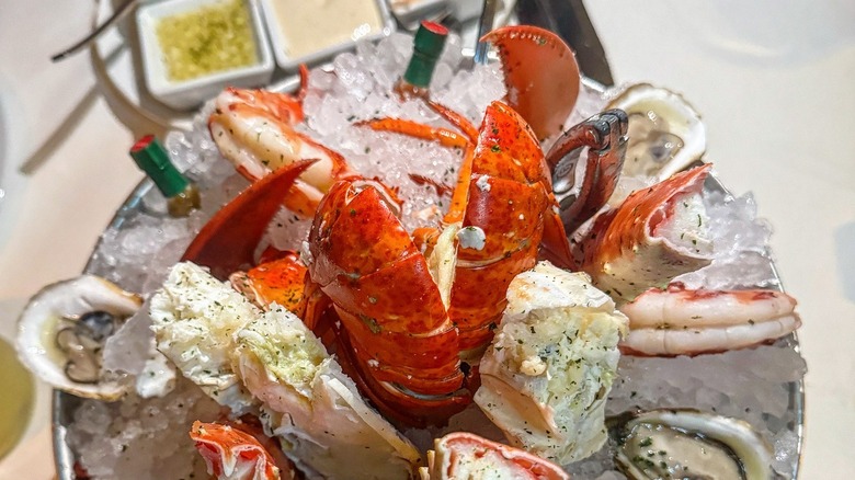 Seafood tower at Steak 48