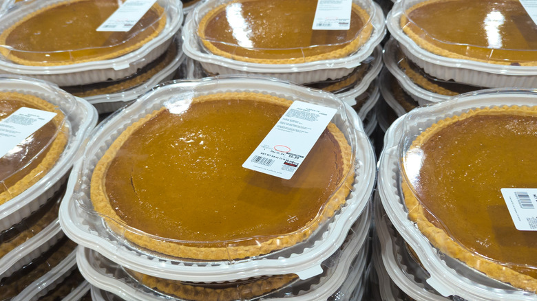 Pumpkin pies in Costco