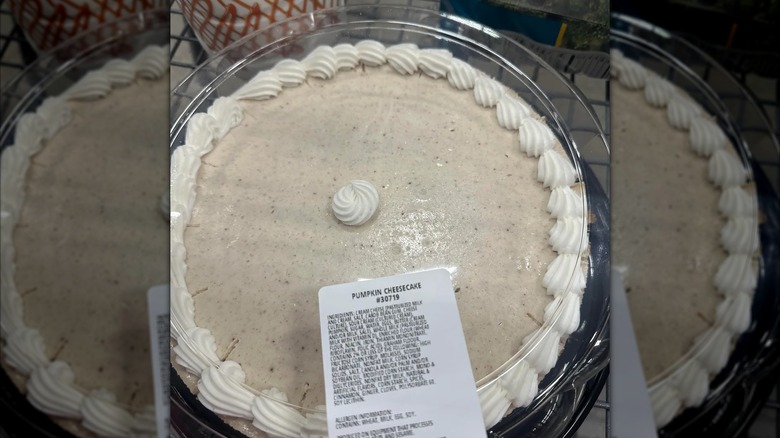 Costco's Pumpkin Cheesecake
