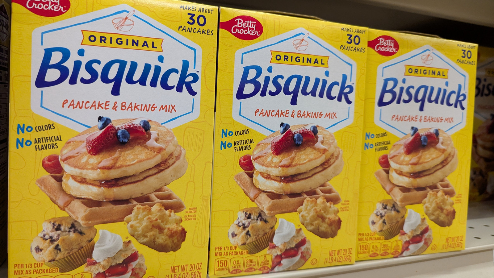 <a href="https://www.foodrepublic.com/2085427/clever-ways-use-bisquick-mix/" target="_blank">7 Clever Ways To Use Bisquick Mix Beyond Biscuits And Pancakes</a>