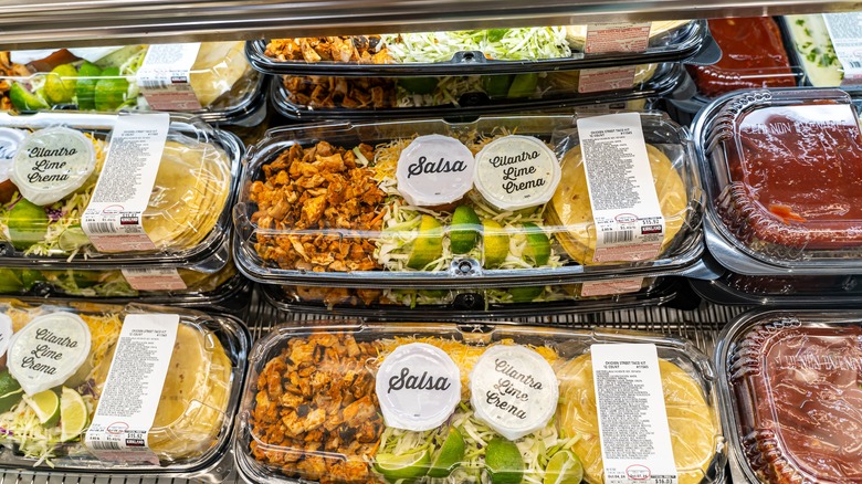 Street taco kit on shelves