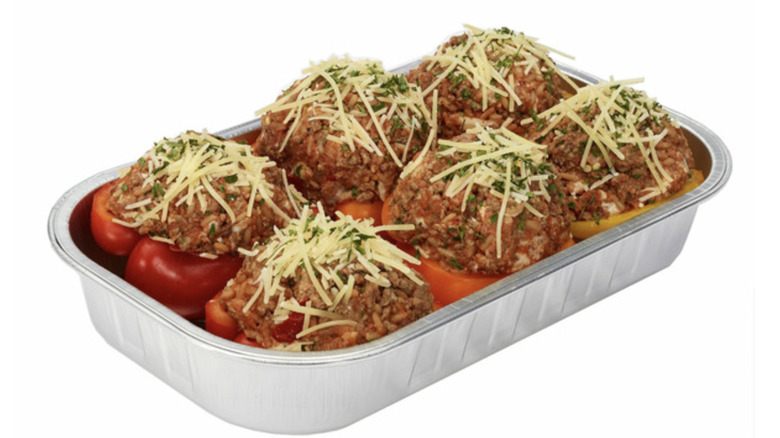 Tray of stuffed peppers
