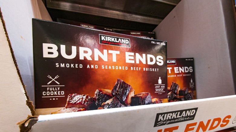 Kirkland Signature burnt ends on shelf