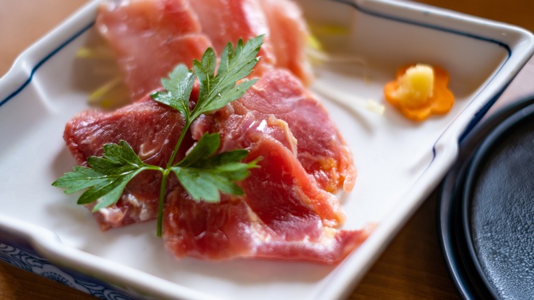 Chicken sashimi