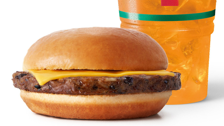 7-Eleven's Black Bean Burger.