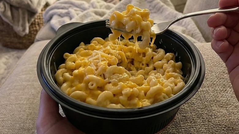 bowl of noodle & company with fork showing off noodles