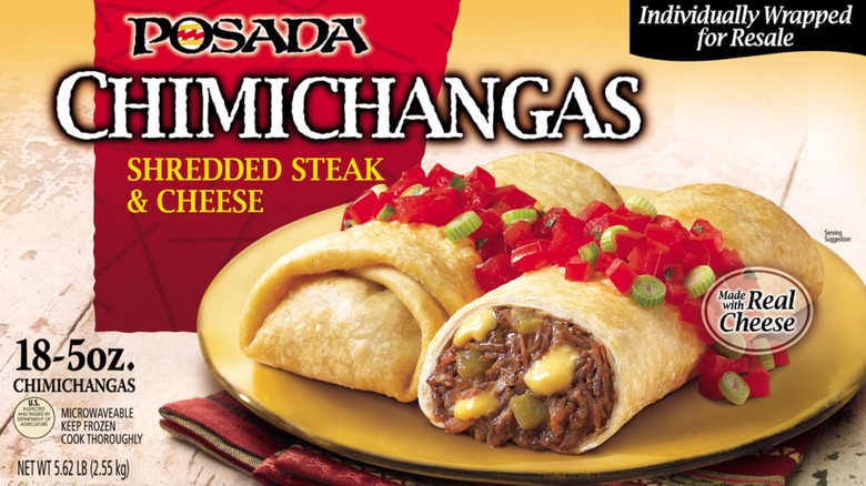 Posada Chimichanga label.