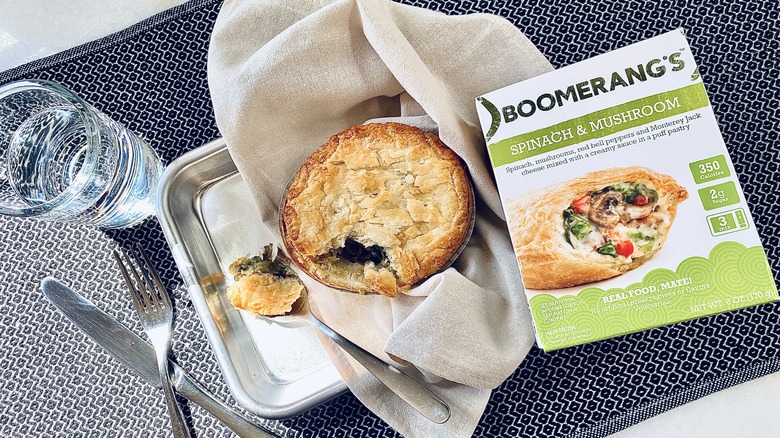 Boomerang's Spinach & Mushroom Pot Pie